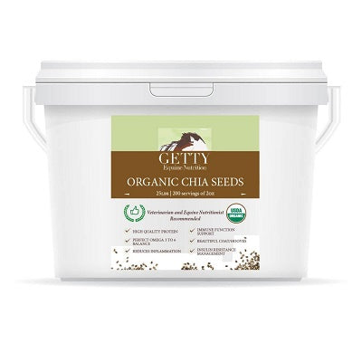 Organic Chia Seeds from Getty Equine Nutrition