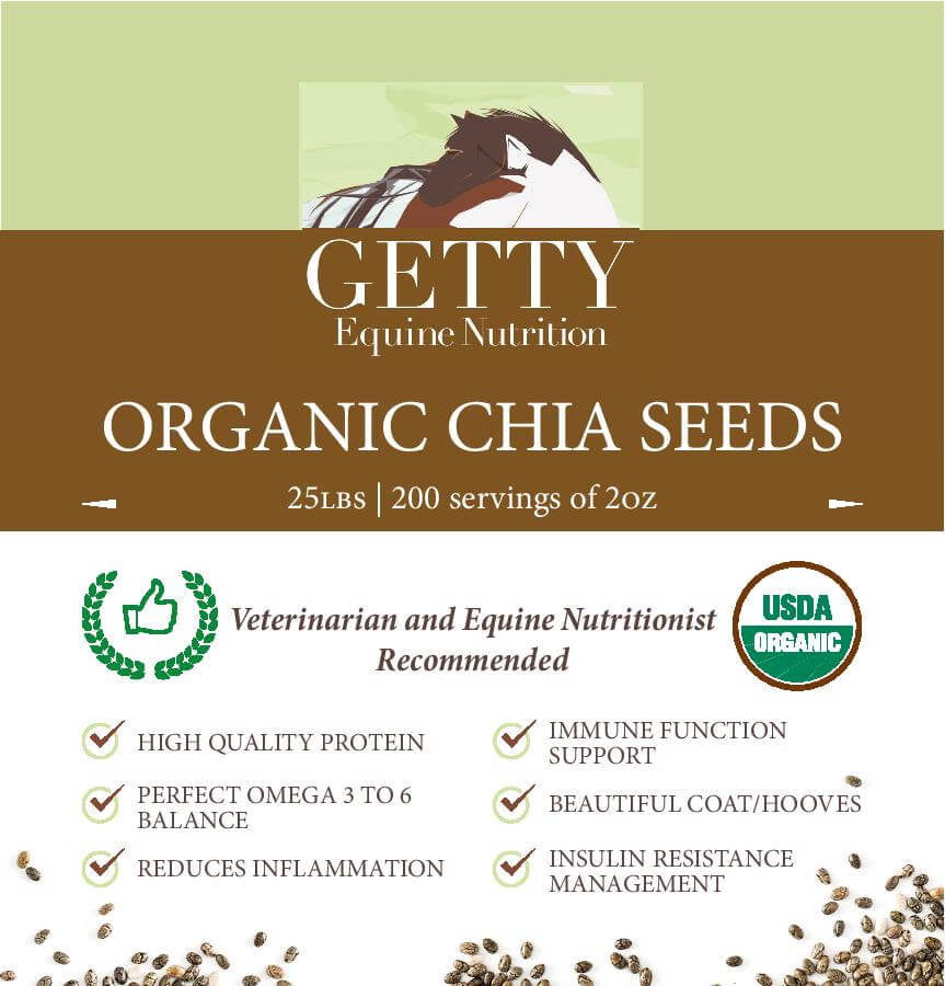 Organic Chia Seeds from Getty Equine Nutrition