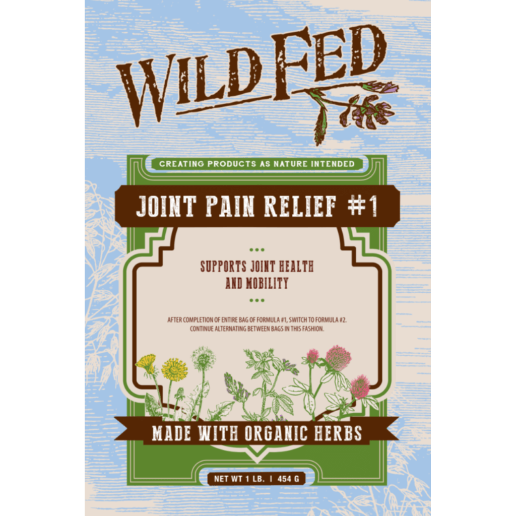 Wild Fed Organic Herbal Joint Pain Relief for Horses - Formula 1