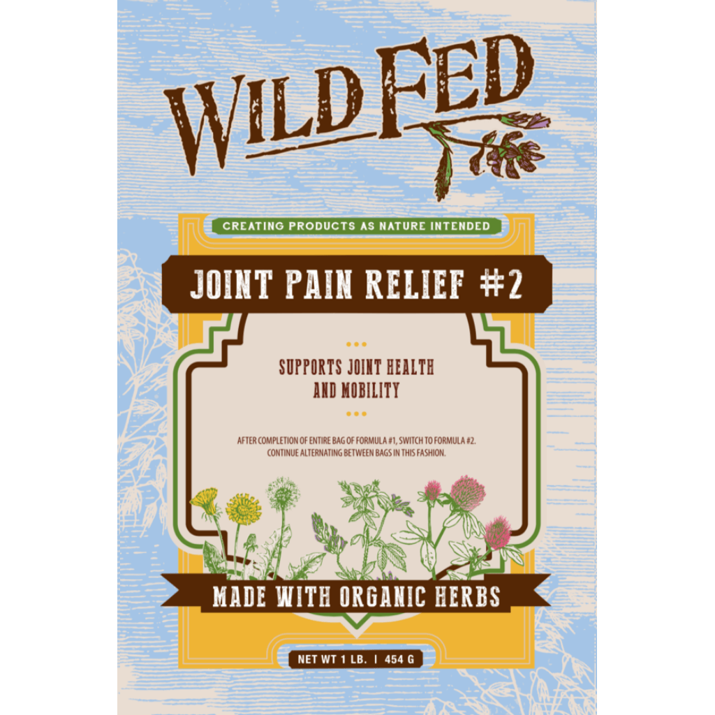 Wild Fed Organic Herbal Joint Pain Relief for Horses - Formula 2