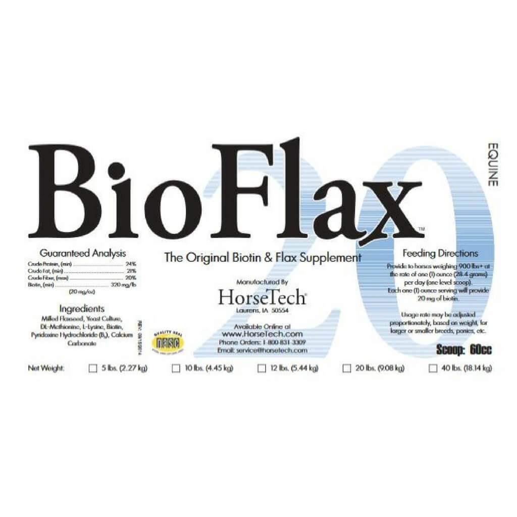 Bio Flax 20 label