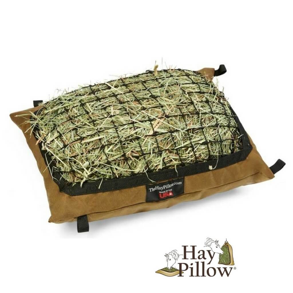 Mini Hay Pillow Slow Feeder Hay Net Bag for Miniature Horses