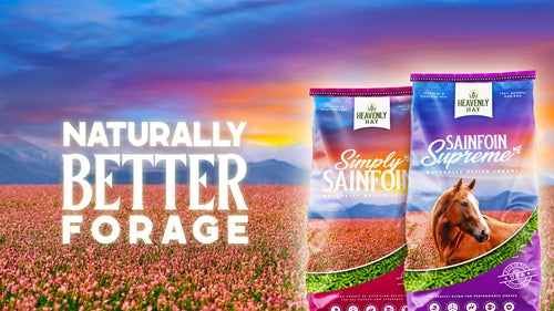 Sainfoin pellets from Heavenly Hay