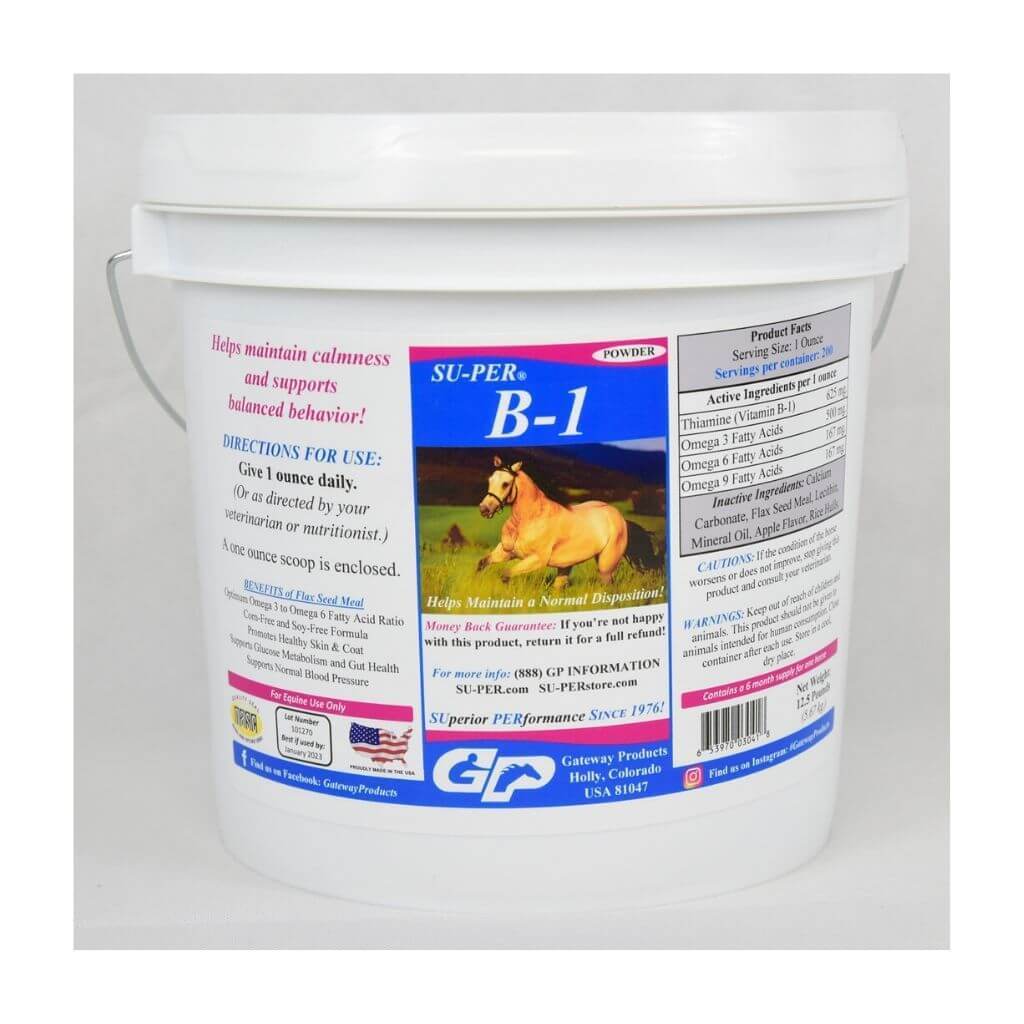 Su-Per Vitamin B-1 Powder for Horses (Thiamine)