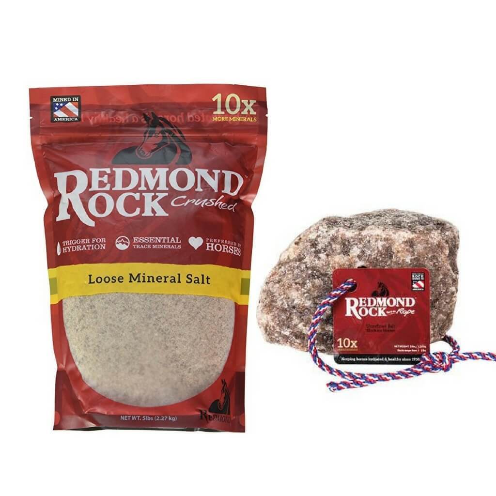 Redmond Rock Natural Sea Salt with Trace Minerals for Horses