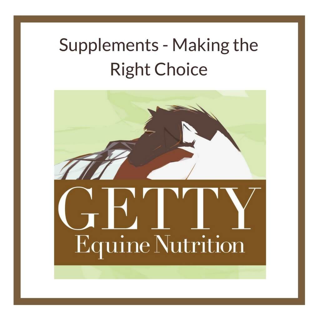 Supplements - Making the Right Choice - Dr. Getty Seminar