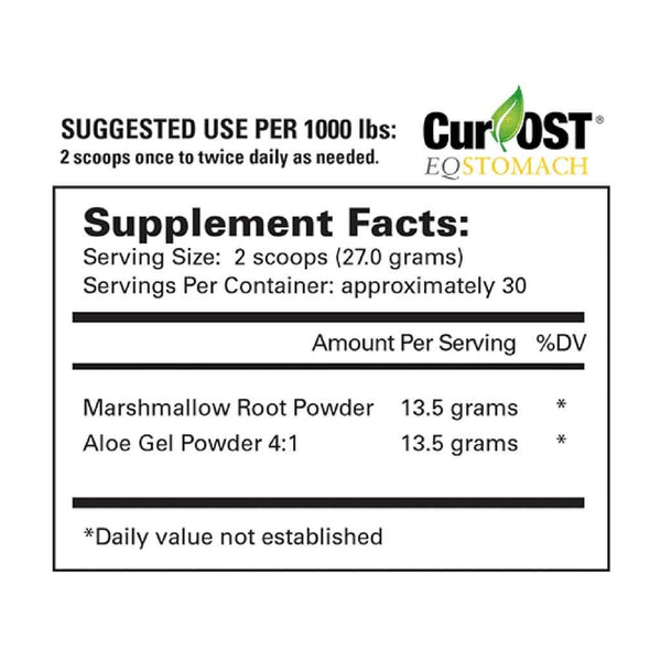 EQ Stomach Herbal Ulcer Blend for Horses with Marshmallow & Aloe