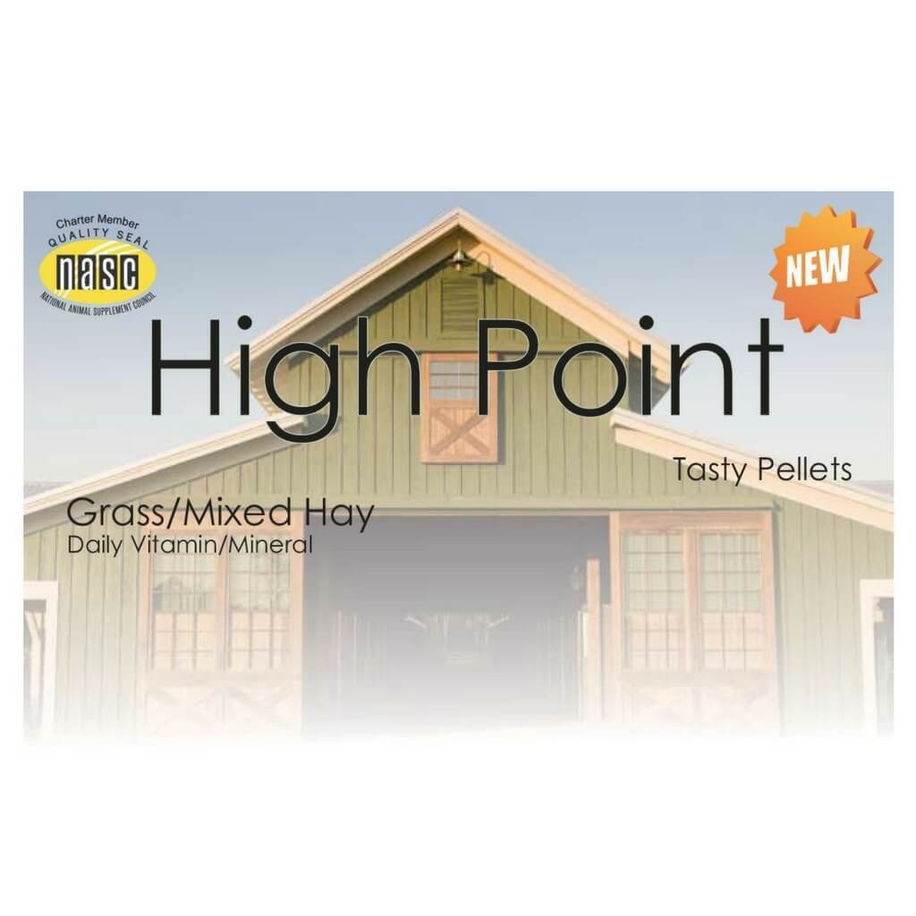 High Point Pellets for Grass-Pasture Diets - Special pricing!