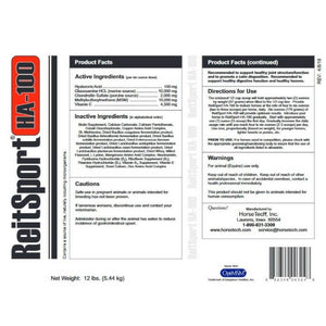 ReitSport HA-100 label