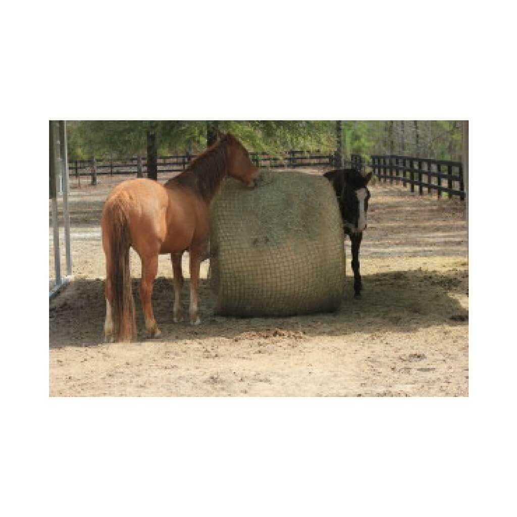 Round Bale Net for horses from Freedom Feeders