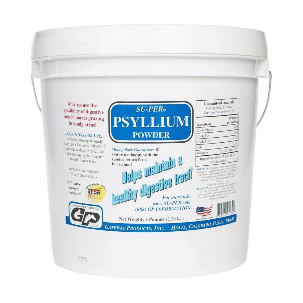 Su-Per Psyllium Powder for Horses - 5lbs